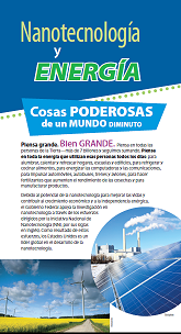 Nano and Energy brochure cover, Spanish version